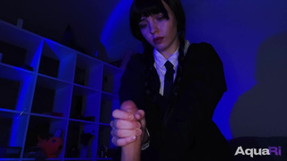 Уэнсдей страстно трахается в общаге без магии – горячее студенческое порно