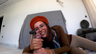 Горячая поза наездницы с доминированием