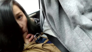 Бесплатный проезд: страстный минет таксисту за долги