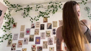 Horny stepSISTER SUCKING stepBROTHER big COCK, CUM on his FACE and HAIR - YourSofia.mp4