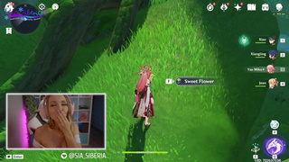 Геншин подождет: страстный сквирт под властью тентаклей