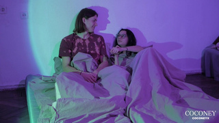 Игривый минетик на ночь – разогрейся перед сном