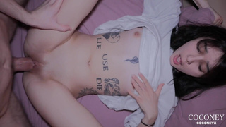 Горячее видео с двойным оргазмом и щедрой кончей